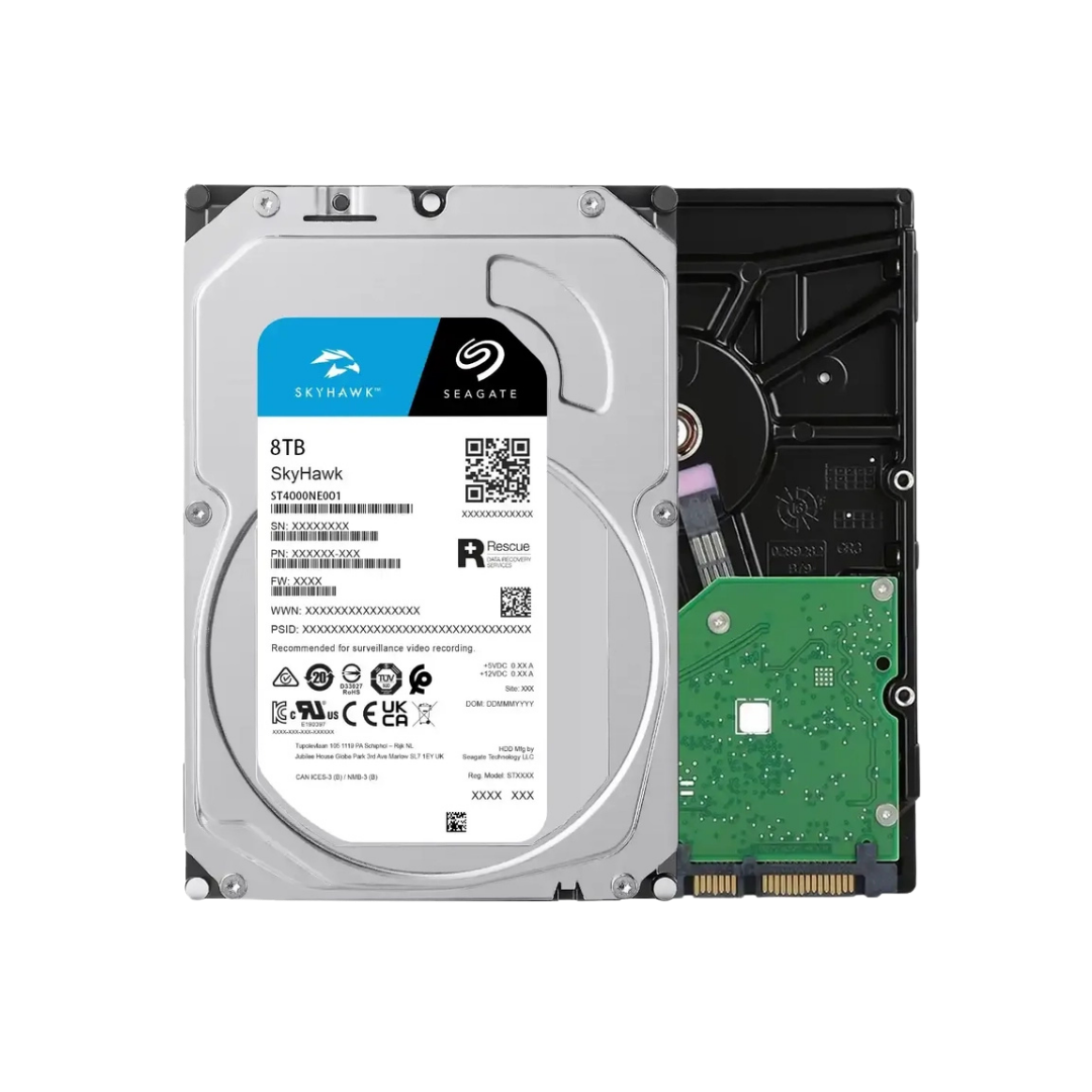 Seagate SkyHawk ST8000VX010 8TB 5400 RPM 256MB Cache SATA 6.0Gb/s 3.5″ Hard Drives